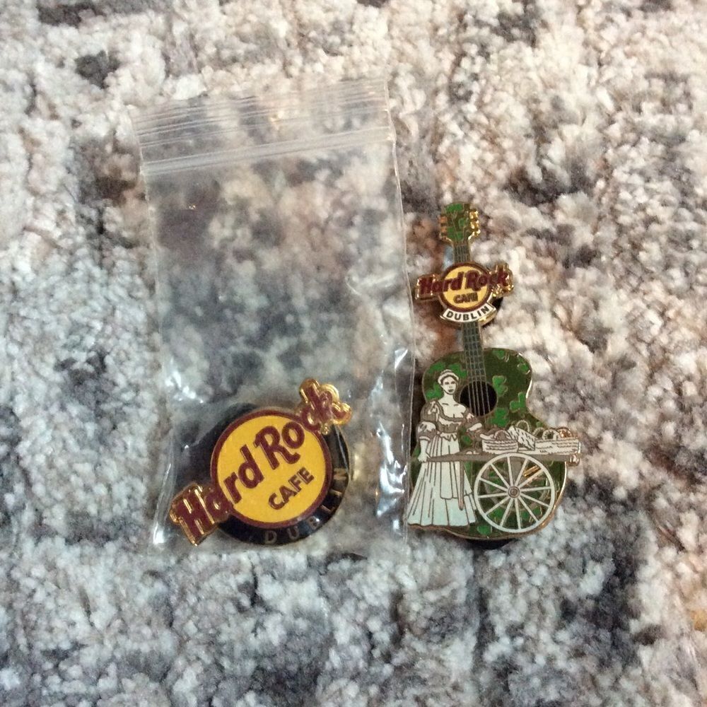 BUNDLE OF HARD ROCK CAFE DUBLIN PINS! EUC!